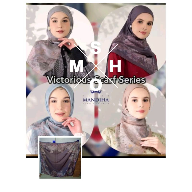 Mandjha Special Free Box Ivan Gunawan Fashion Original Scarf Victorious Purple, Produksi Juga Victor