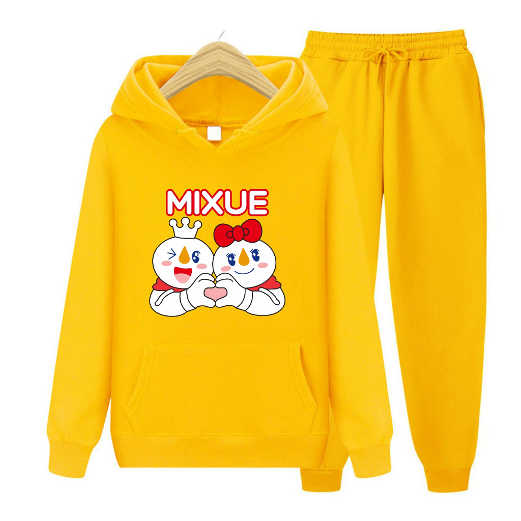 FenishaStore Sweater Hoodie Mixue | Anak-Remaja 4-14 Tahun ( SET Hoodie - Mixue )®