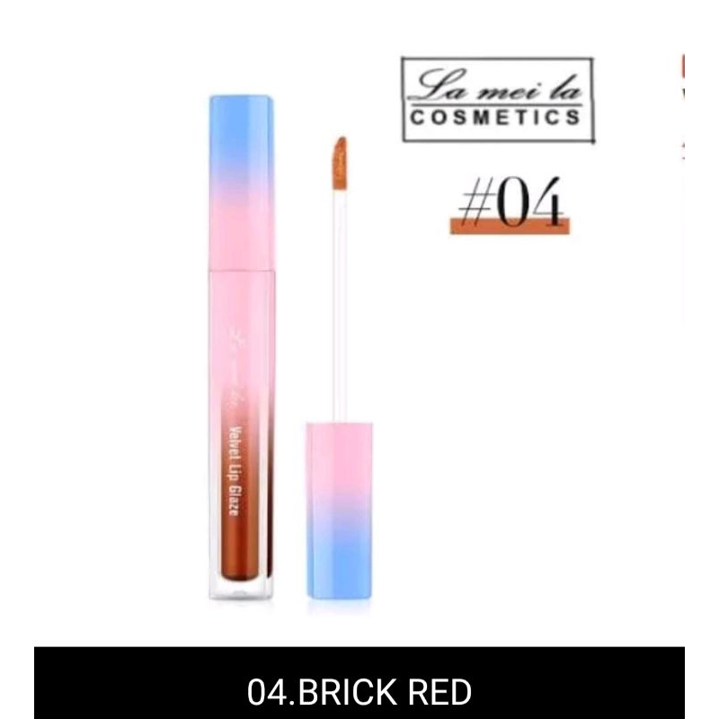 LAMEILA LIPSTIK LIP GLAZE VELVET LASTING MOISTURIZING LIQUID LIP