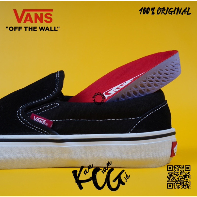 Vans Slip On Pro Black White Popcush Ss20 Original 100% Bnib