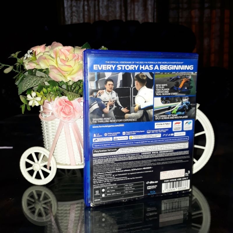 BD Kaset PS4 PS5 F1 2021 Formula One 21 Game CD PS 4 5 Original Playstation Bekas Second
