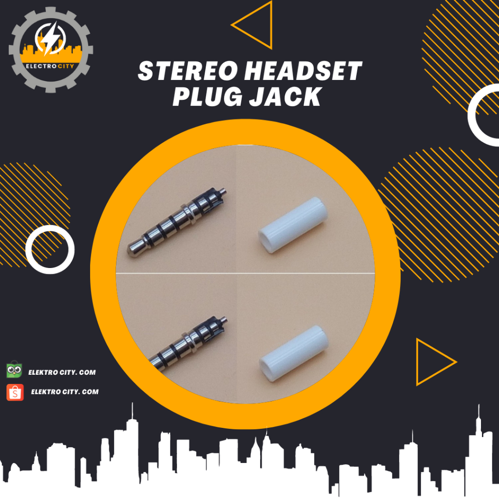 Stereo headset plug jack 4 pole 3.5mm audio plug Jack connector