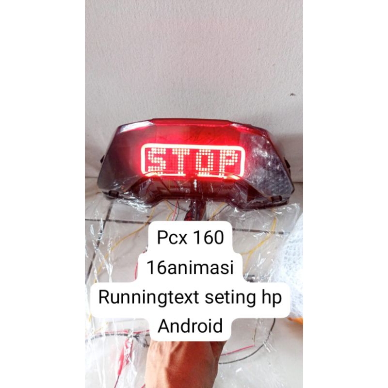 Stoplamp pcx 160 custom
