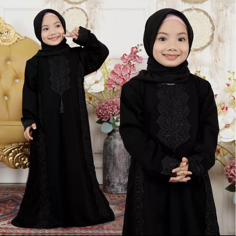 GAMIS ABAYA MUSLIM ANAK DUBAI 384