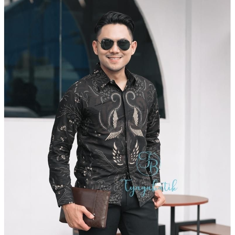 Kemeja Batik Slimfit Lapis Furing Premium 0134 Tyaga Batik