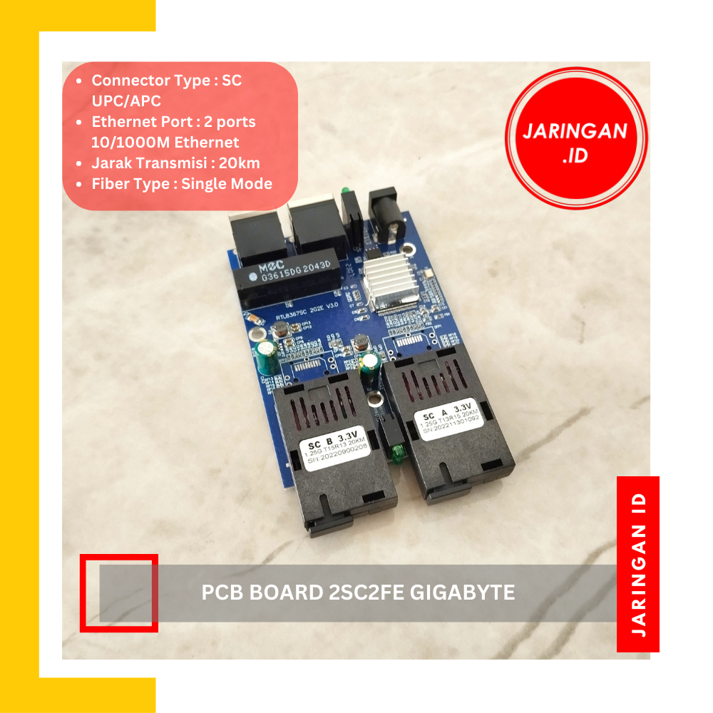 PCB CONVERTER 2SC 2FE GIGABYTE BOARD ONLY