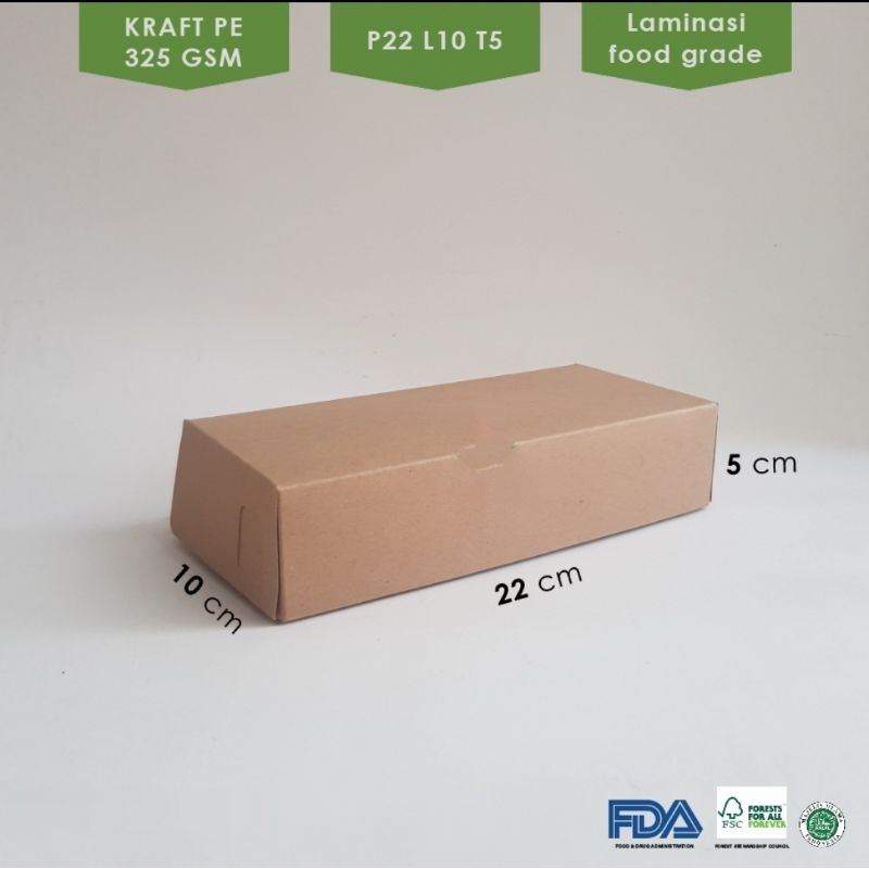 

BOX BROWNIES NON JENDELA 22x10x5. KOTAK BROWNIES 22x10x5 NON JENDELA