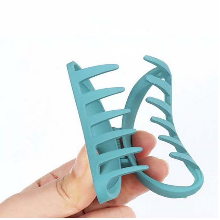 Jepit Rambut Model Bulan Sabit Korea Warna Doff 6 Cm / Jedai Korea Kekinian HOPYLOVY