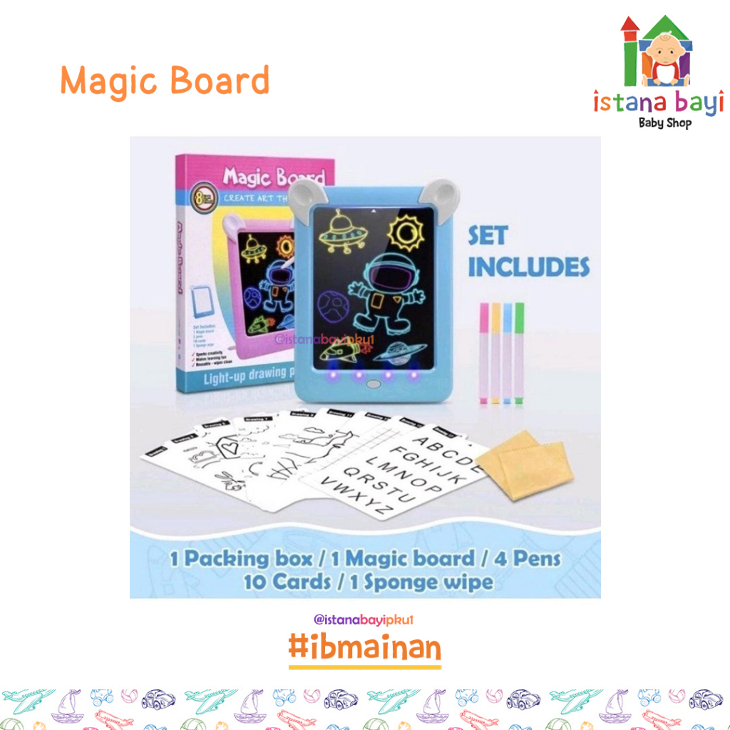Mainan Edukasi - Magic Board 85127 - Mainan Papan Tulis