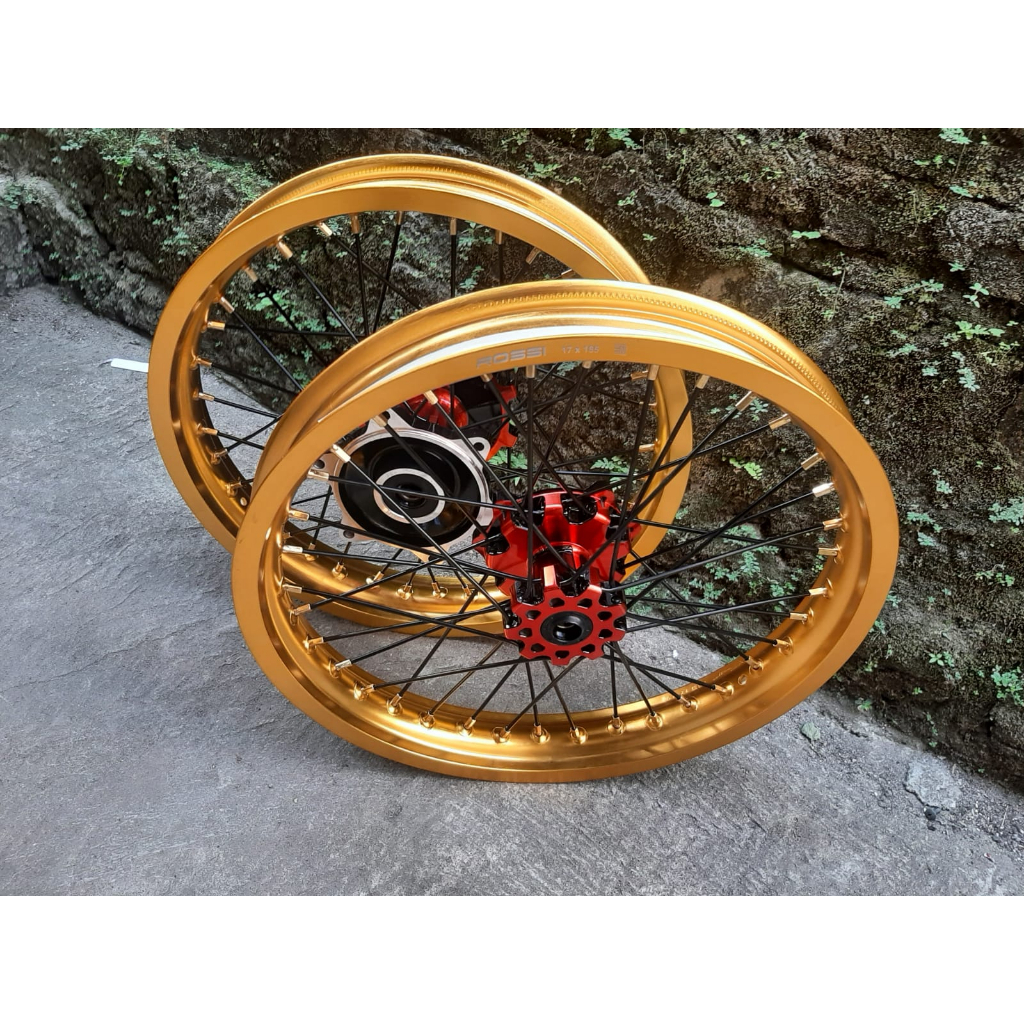 VELG SEMI CACING HONDA CRF 150 L VELK SEMI CACING CRF 150 RING 17 PNP SIAP PAKAI