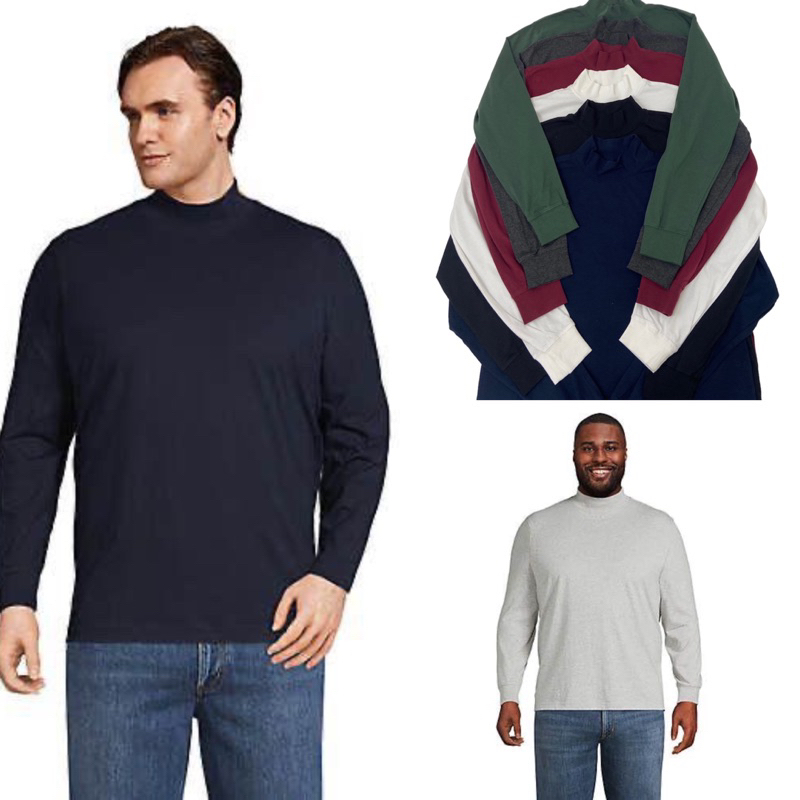 Land’s End Crewneck Man | turtle neck | up to big size