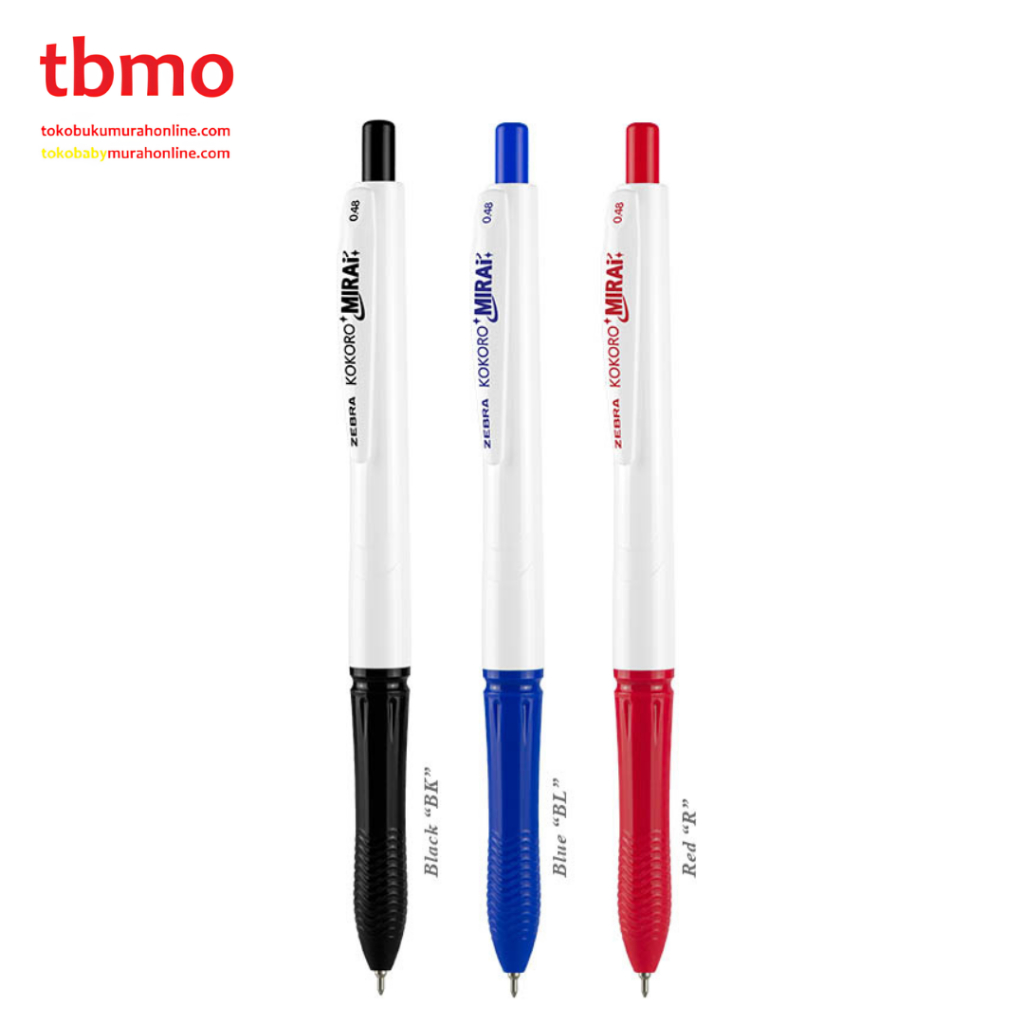 

TBMO - Zebra Gel Pen Kokoro Mirai Series 0,48mm / Pulpen Retractable Super Smooth Neddle Tip