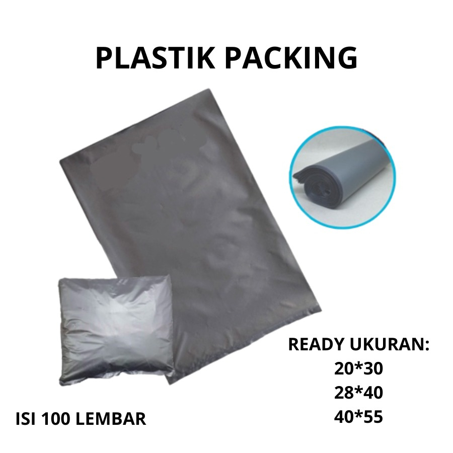 Plastik Packing Abu - Abu | Packing Online By AILIN