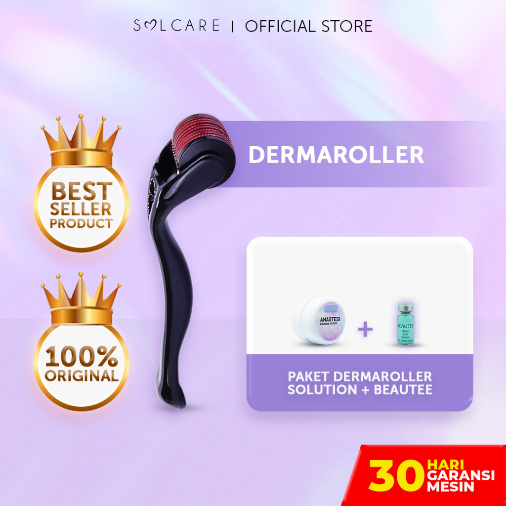 [COD] Solcare Dermaroller Solution - Serum Beautee Penghilang Bopeng