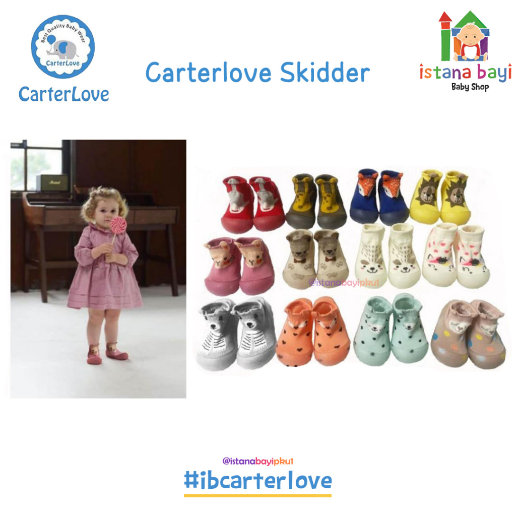 Carterlove New Skidder  Cute Animal  / Sepatu Bayi