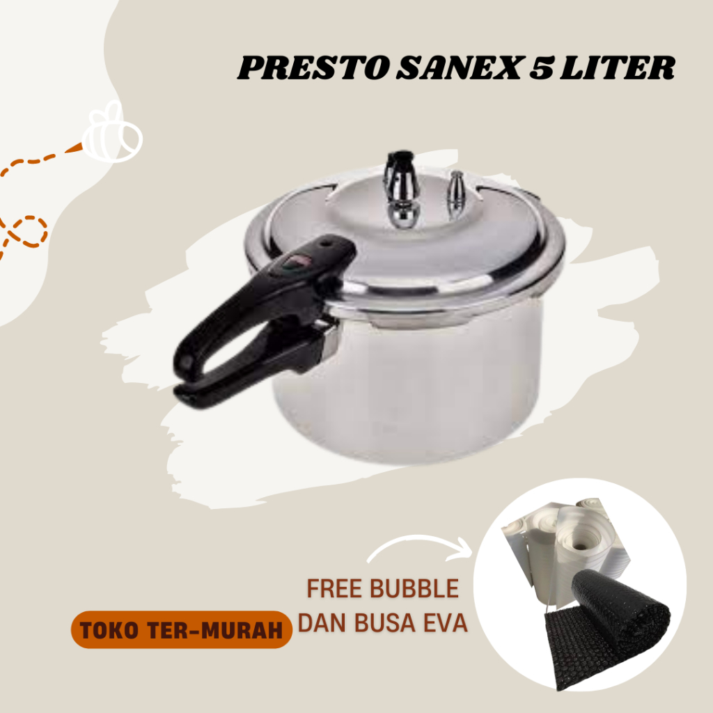 PANCI PRESTO MERK SANEX UKURAN 5 LITER TERBARU