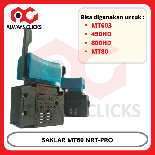 Saklar Bor MT60 MT80 450HD 800HD NRT-PRO Switch Bor Tangan