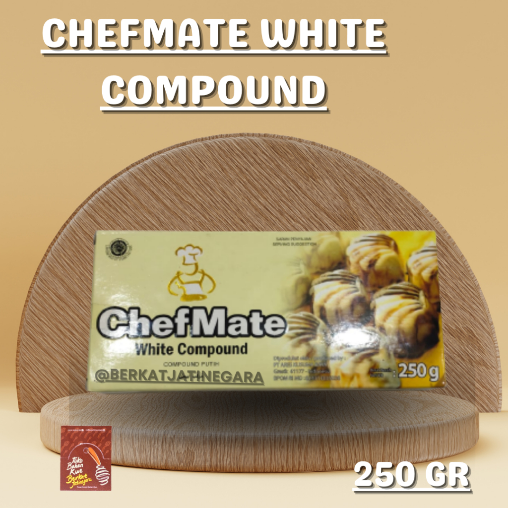 CHEFMATE WHITE COMPOUND KEMASAN 250 GR / PCS