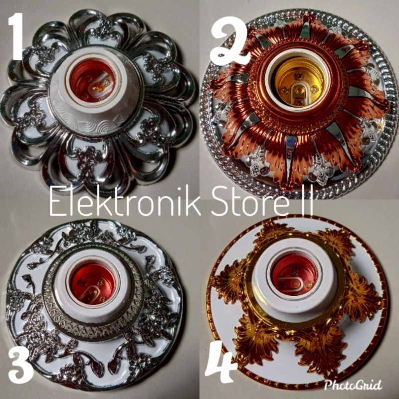 Fiting Plafon Motif Hias e 27