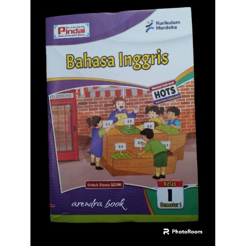 Lks pindai bahasa inggris kelas 1 SD kurikulum merdeka penerbit Arya duta terdiri dari 96 halaman se