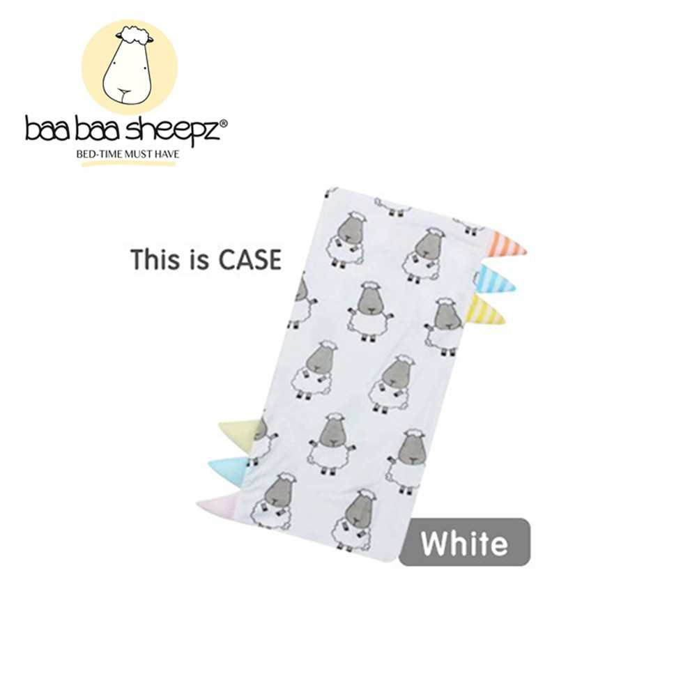 Baa Baa Sheepz Bed Time Buddy Pillow Sarung Bantal Bayi XL - Tersedia Pilihan Warna