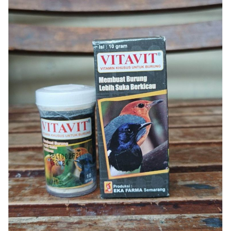 VITAVIT POWDER EKA FARMA VITAMIN PENGGACOR BURUNG MURAI LOVEBIRD ANIS KACER