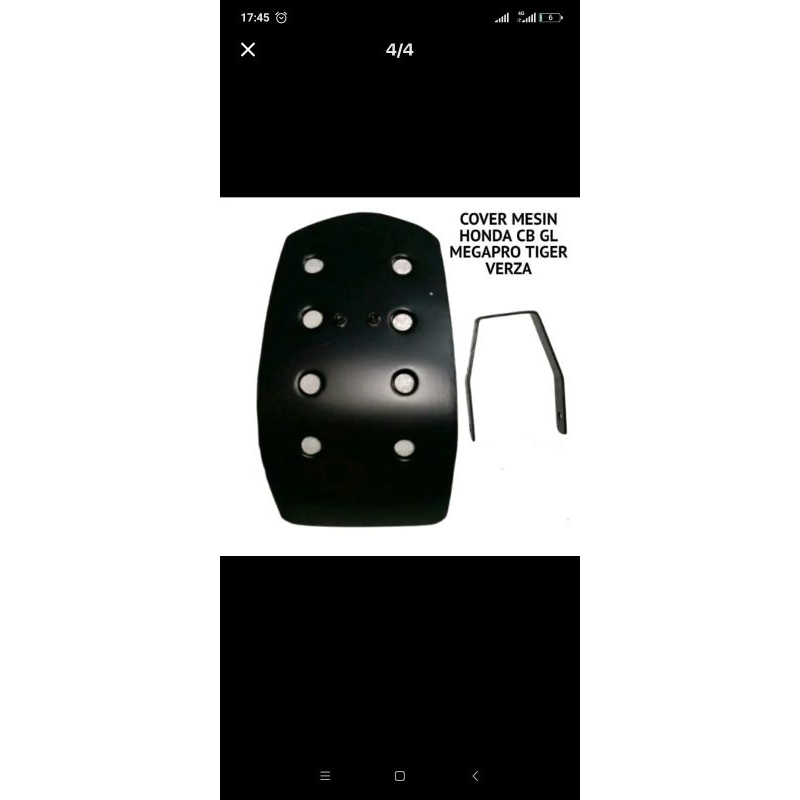 HANGUAR PELINDUNG MESIN BAWAH / PELINDUNG MESIN SKID PLATE HANDGUARD ENGINER SCORPION / BYSON / TIGE