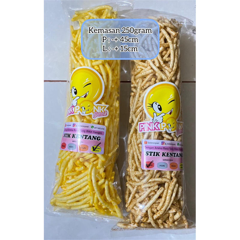 

250gram Stik Kentang Pink Ponk