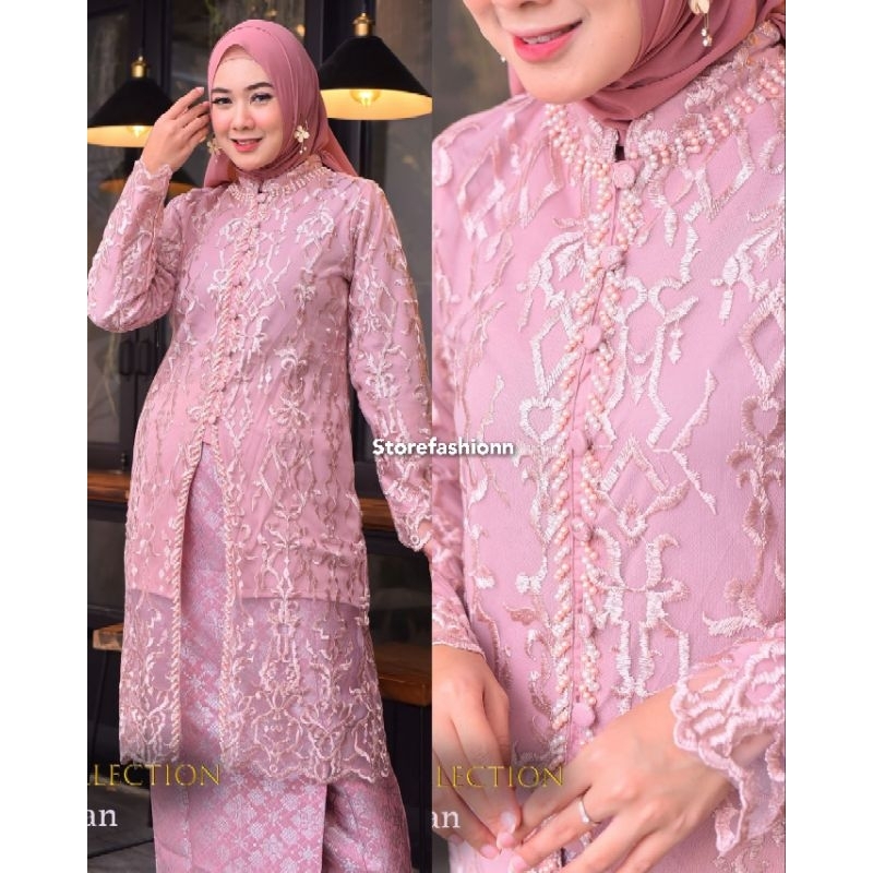 Kebaya Tunik Jumbo / Kebaya Busui Frendly / Kebaya Tunik / Tunik Brokat / Kebaya Modern / Kebaya tile / Kebaya Favorite / Batik Couple / Kebaya Sanghai