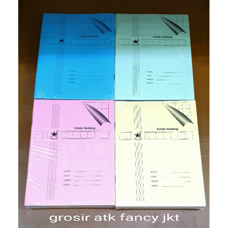 

RB ( 10 Buku ) Buku Tulis Kotak Sedang Besar Mandarin TK Bintang Obor 38 lembar
