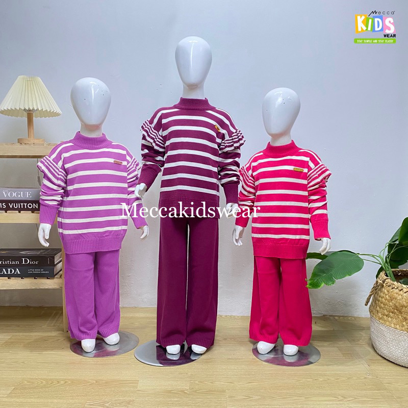 SWEETER KNIT BLASTER RUFFLE COUPLE MOM&amp;KIDS