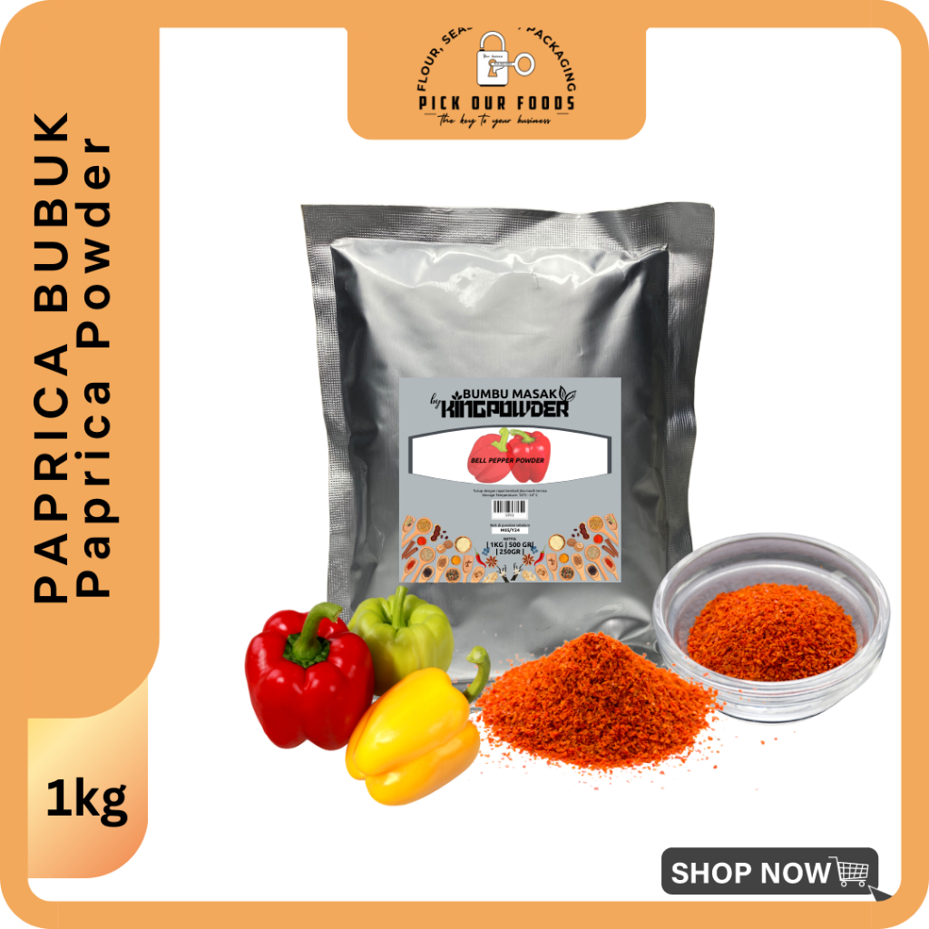 Bubuk Tabur BBQ / Balado / Keju / Jagung Bakar / Seaweed / Salt N Papper / Sapi Panggang / Sambal Matah / Pedas Asin / Pedas Original / Paprika / Onion Powder / Chili Granules 1kg