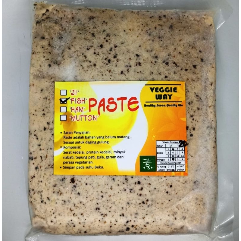 

fish paste vegetarian/vege/vegan