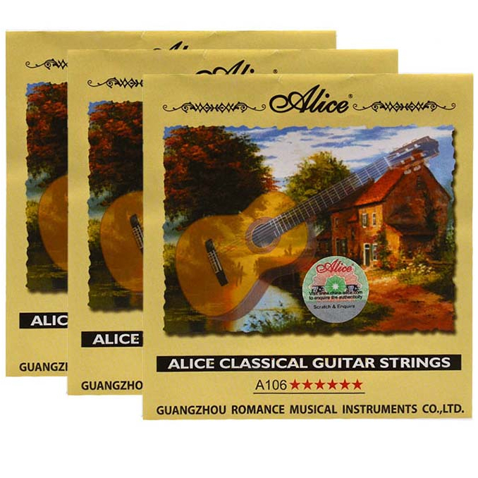 SENAR GITAR ALICE A106 CLASSIC / KLASIK GUITAR / NYLON / NILON A 106