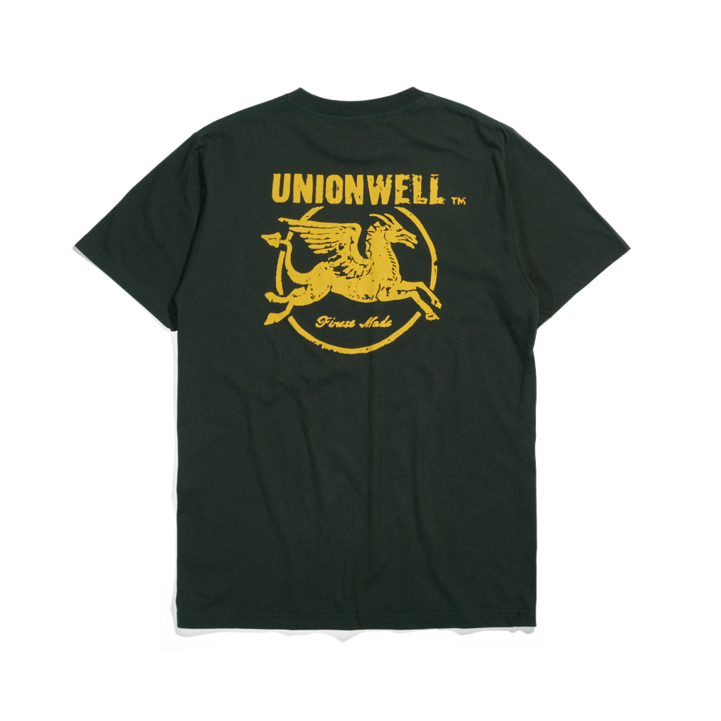 Unionwell T-shirt Unionround Logo Green