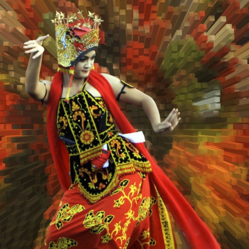baju tari gandrung banyuwangi
