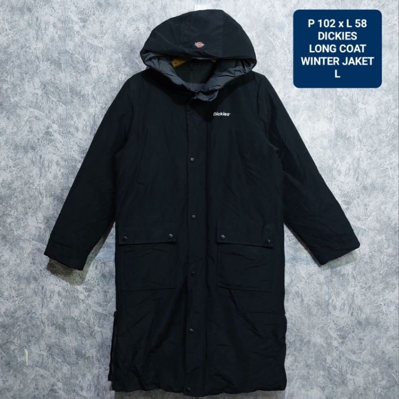 JACKET DICKIES LONG COAT WINTER SZ L