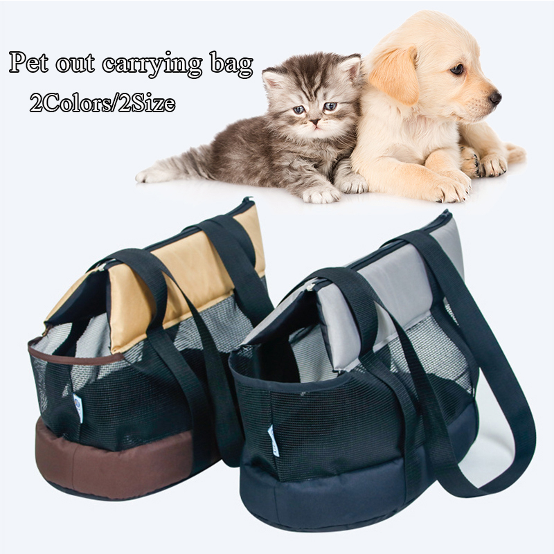 Pet Carrier Tas Jinjing Hewan Gendong Anjing Travel Cargo Bag Mesh Jaring Anti Panas Carrying Anabul Totebag Traveling