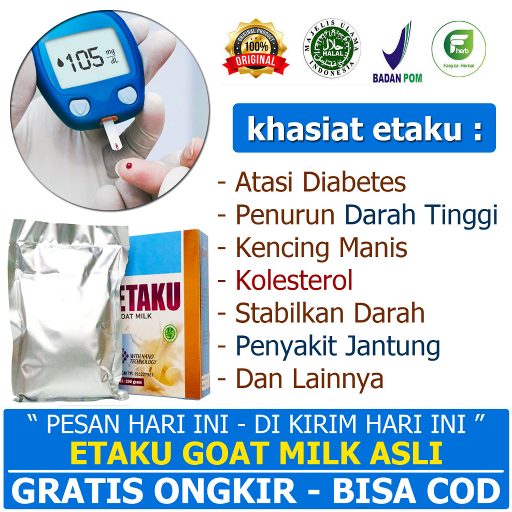 

Susu Untuk Diabetes Kencing Manis Obat Penurun Gula Darah Tinggi Kolestrol Diabet Perbaikan Pangkreas Darah Stabil Etaku Susu Kambing Etawa Bubuk