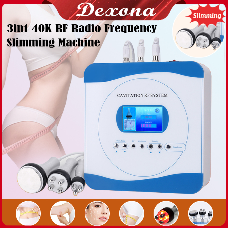 ⭐Newest&amp;Garansi⭐40k RF Sliming Machine 3in1 Wajah Badan Burn fat Hilangkan Kerut/Pelangsing Tubuh/Salon Kecantikan/Ultrasound Cavitation