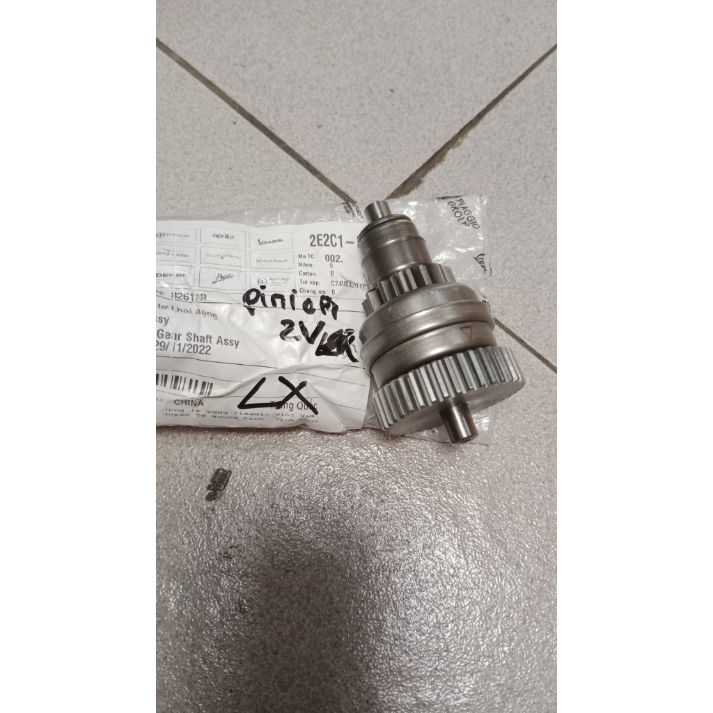 Pinion gear Starter Vespa 2v