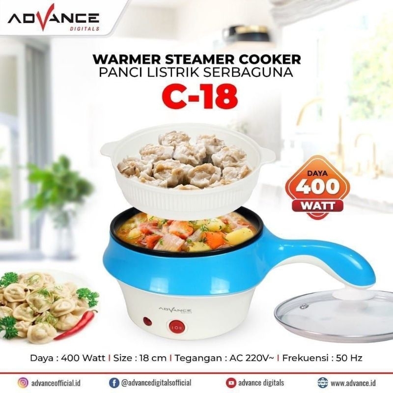 panci listrik advance /panci listrik multifungsi