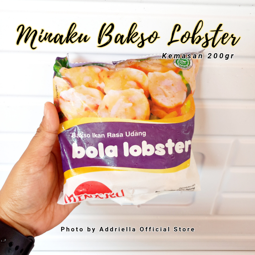 

ADDRIELLA Minaku Bola Lobster/Udang 200gr | Minaku/Frozenfood/Frozenfood Murah