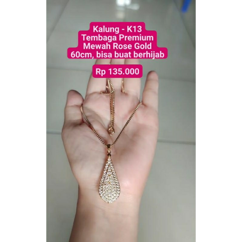 Aksesoris OSD Kalung K13 Olla Shopping Depok Kalung Hijab + admin Shopee