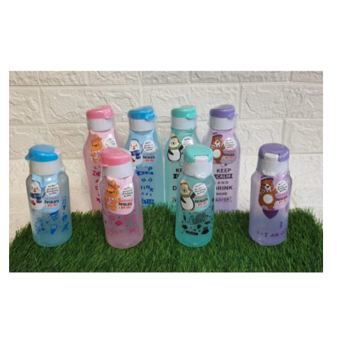 Botol minum flip top 350ml /Botol minum anak plastik/Tumbler/Bottle