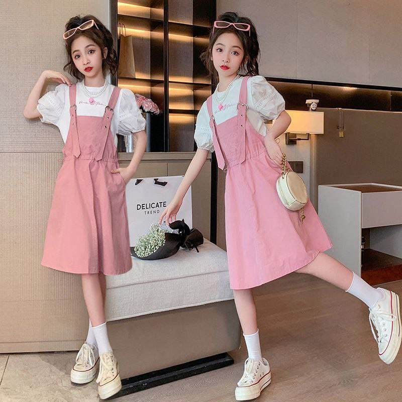 Setelan Overall PINKY Anak Perempuan Model