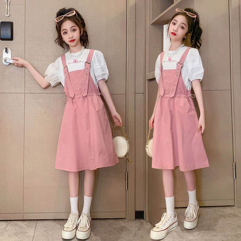 Setelan Overall PINKY Anak Perempuan Model