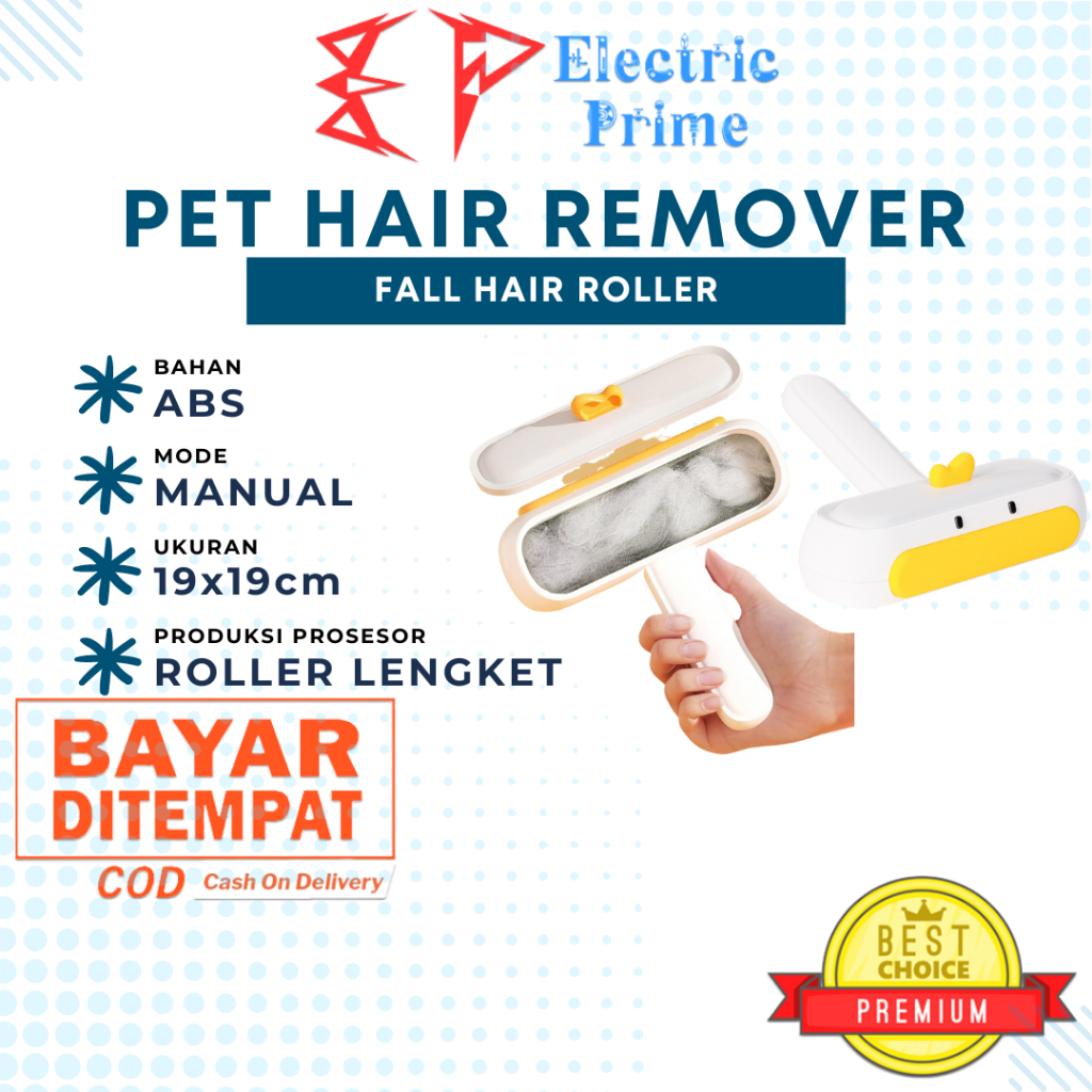 Sikat Pembersih Bulu Hewan Kucing Anjing Lint Roller Portable Pet Hair Remover Reuse Cleaner Brush Removal Rambut Dog Cat Anabul