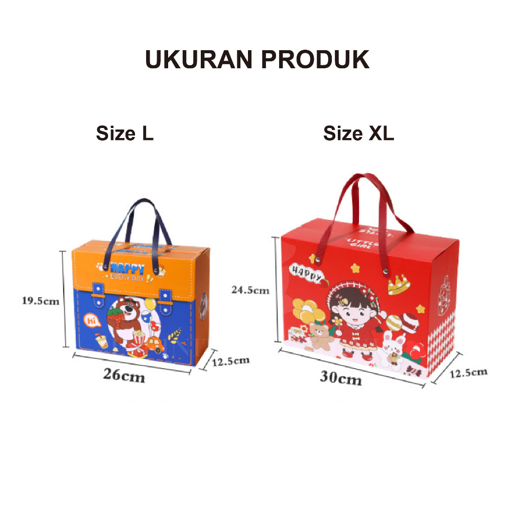 Tas Ulang Tahun Anak / PaperBag Birthday / Gift Box Ultah / Paper Bag Acara / Kotak Hadiah / Goodie Bag Kado Anak