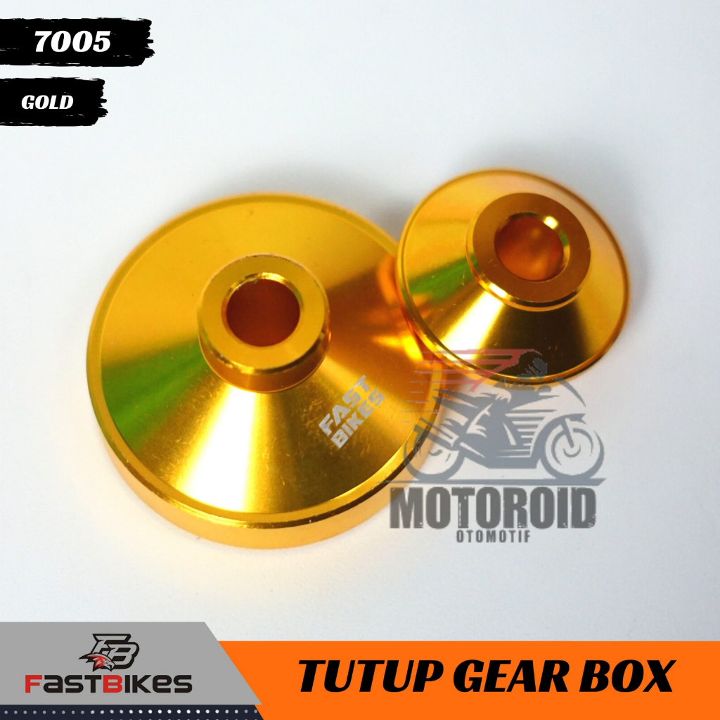 TUTUP FULL CNC ALUMINIUM COVER GEARBOX GEAR BOX YAMAHA FASTBIKES UNIVERSAL